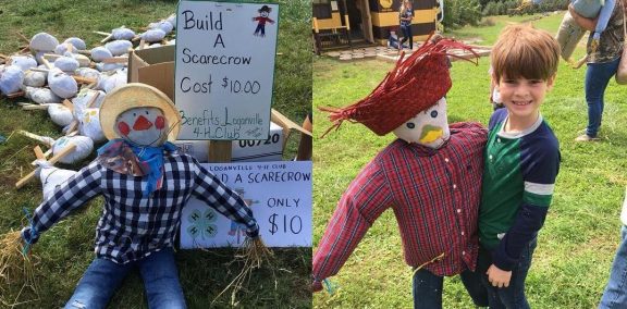 Loganville 4-H Scarecrow Making