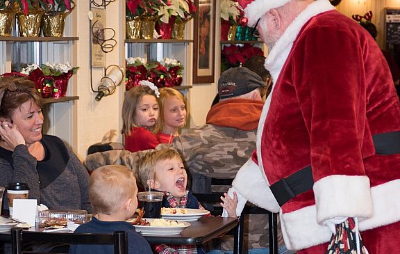 Breakfast for Dinner with Santa