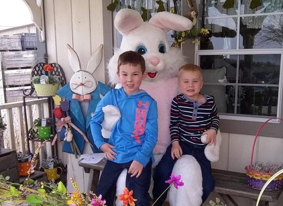 Pictures with the Easter Bunny